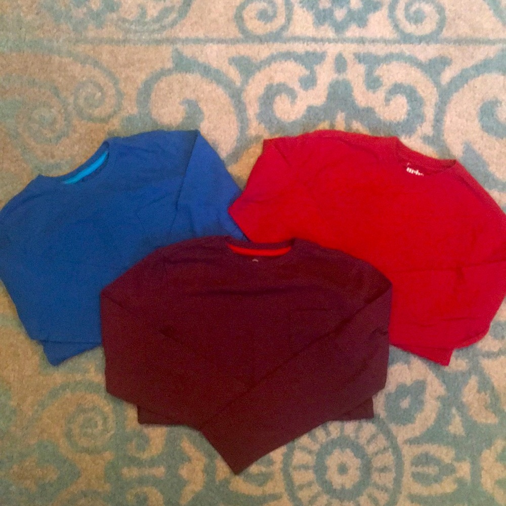 BUNDLE OF 3 Long Sleeve (Boys) Shirts 🐒 Size M/L